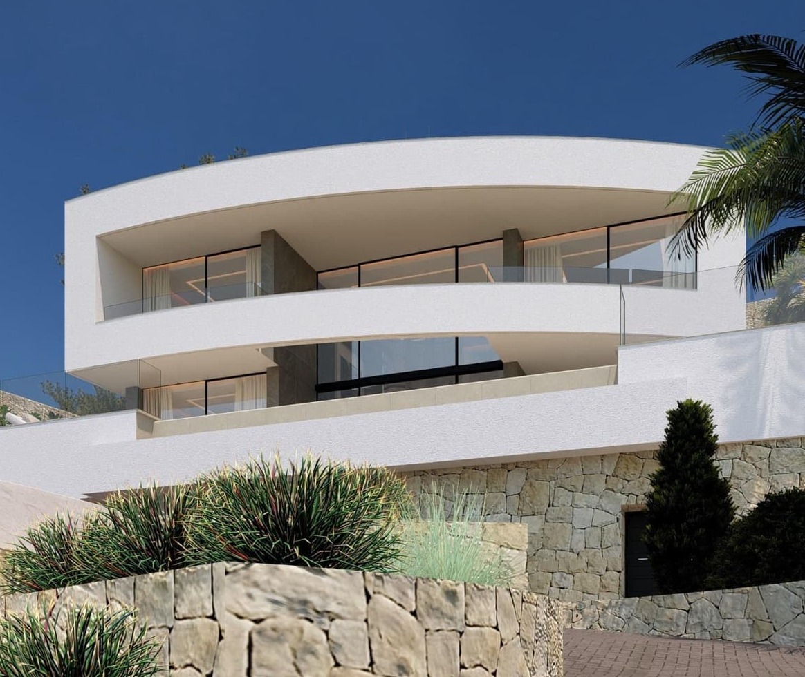 VILLA MIT MEERBLICK IM BAU IN CALPE