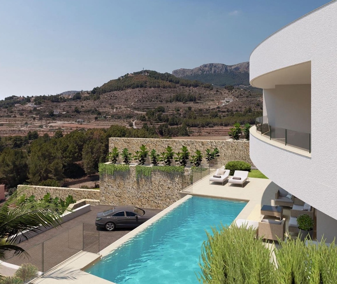 VILLA MIT MEERBLICK IM BAU IN CALPE