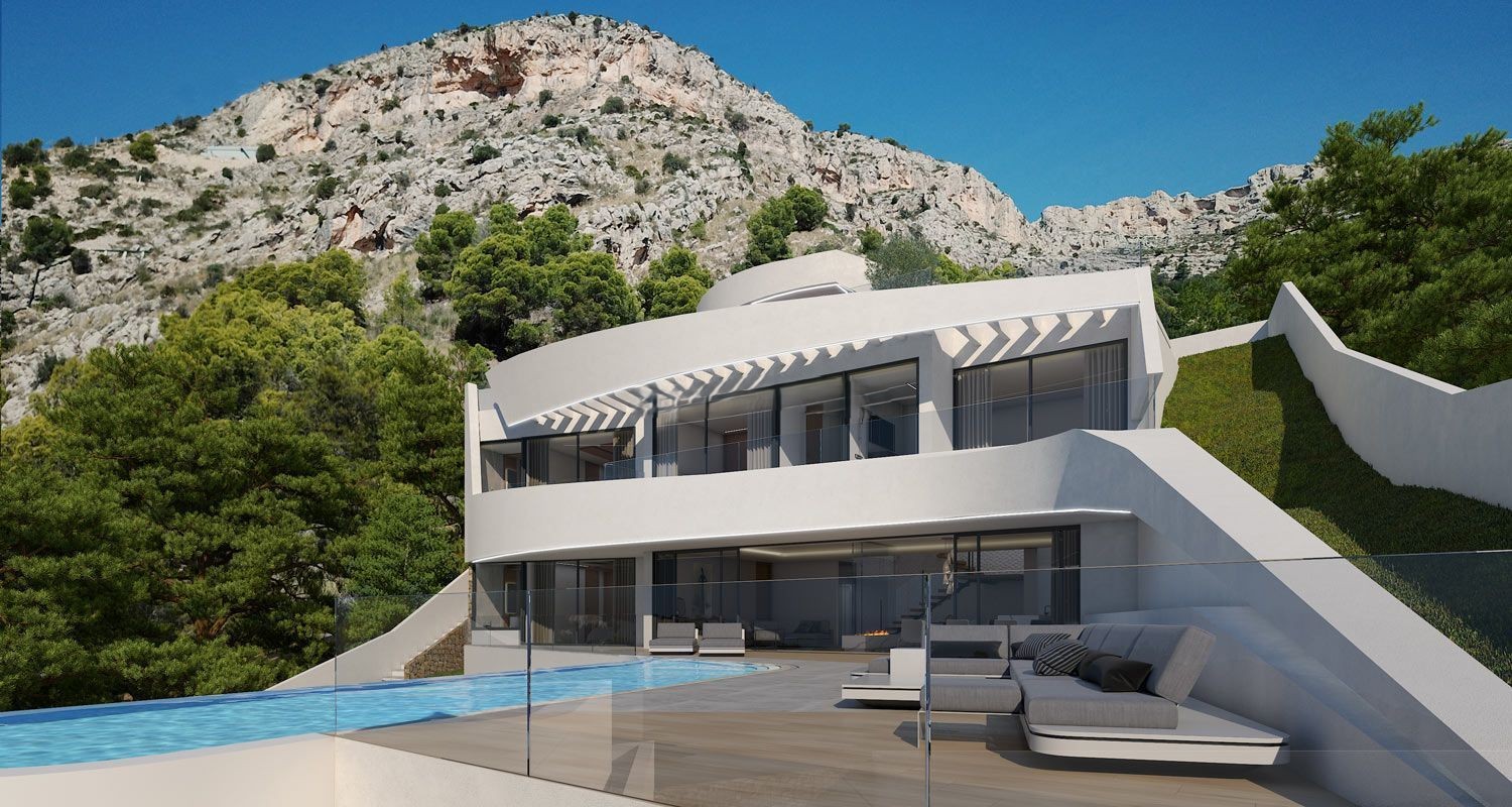 Villa à vendre avec 4 chambres et piscine à Altea