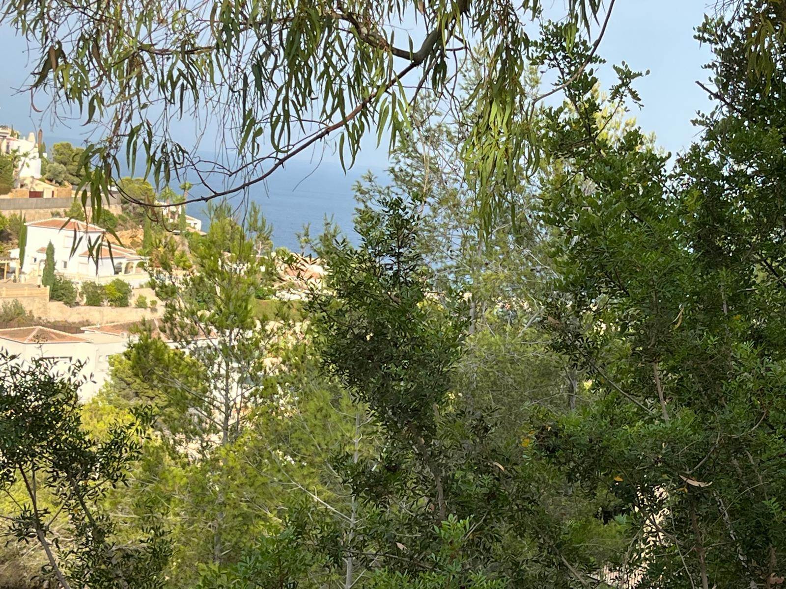 Exclusieve Perceel met Panoramisch Uitzicht op de Zee in La Corona, Jávea