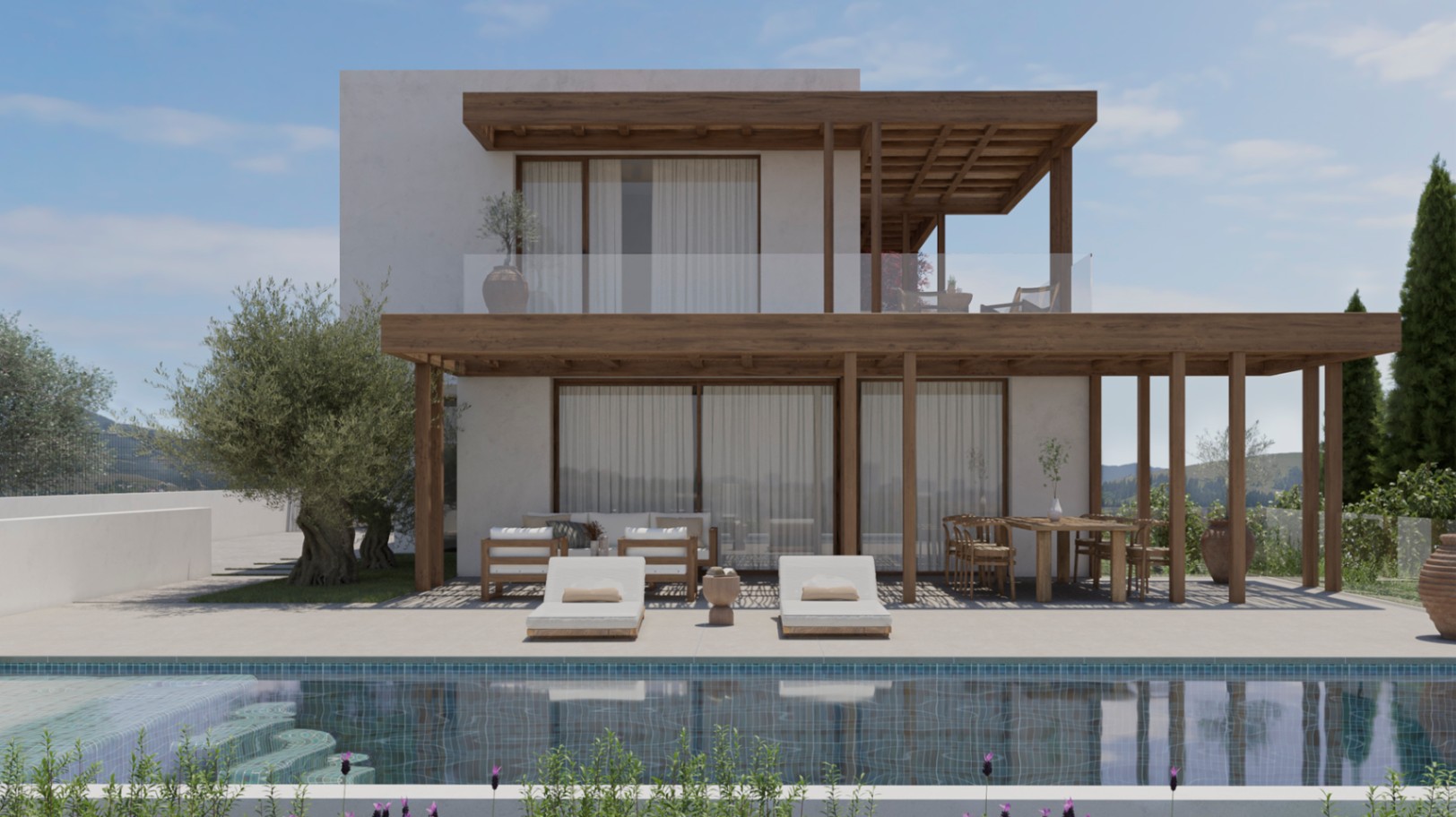 CP1063 - Modern villa with sea views for sale in Moraira